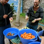 Pablo and Josh help with Liga Healthy Snacks October 2012