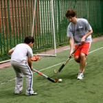 VE Global Volunteer Plays Hockey