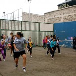 Warming Up at VE Global Liga de Deportes October 2012