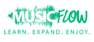 Music Flow Logo Green Transparent